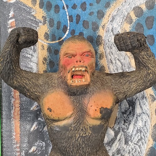 7" GOMA KING KONG GORILA AÑOS 70 JUGUETE DE COLECCIÓN USADO EN EXCELENTE ESTADO HONG KONG Imperial Imco 713 - Imagen 2 de 5