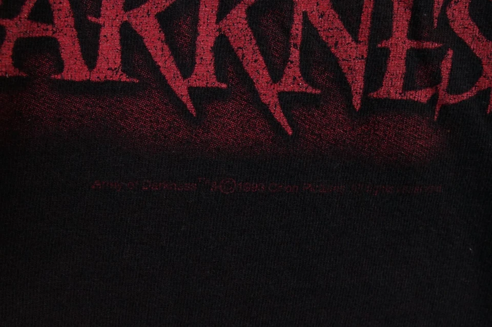 ORIGINAL Vintage Army of Darkness Movie Promo T-Shirt XL Evil Dead Horror - Image 3 of 4