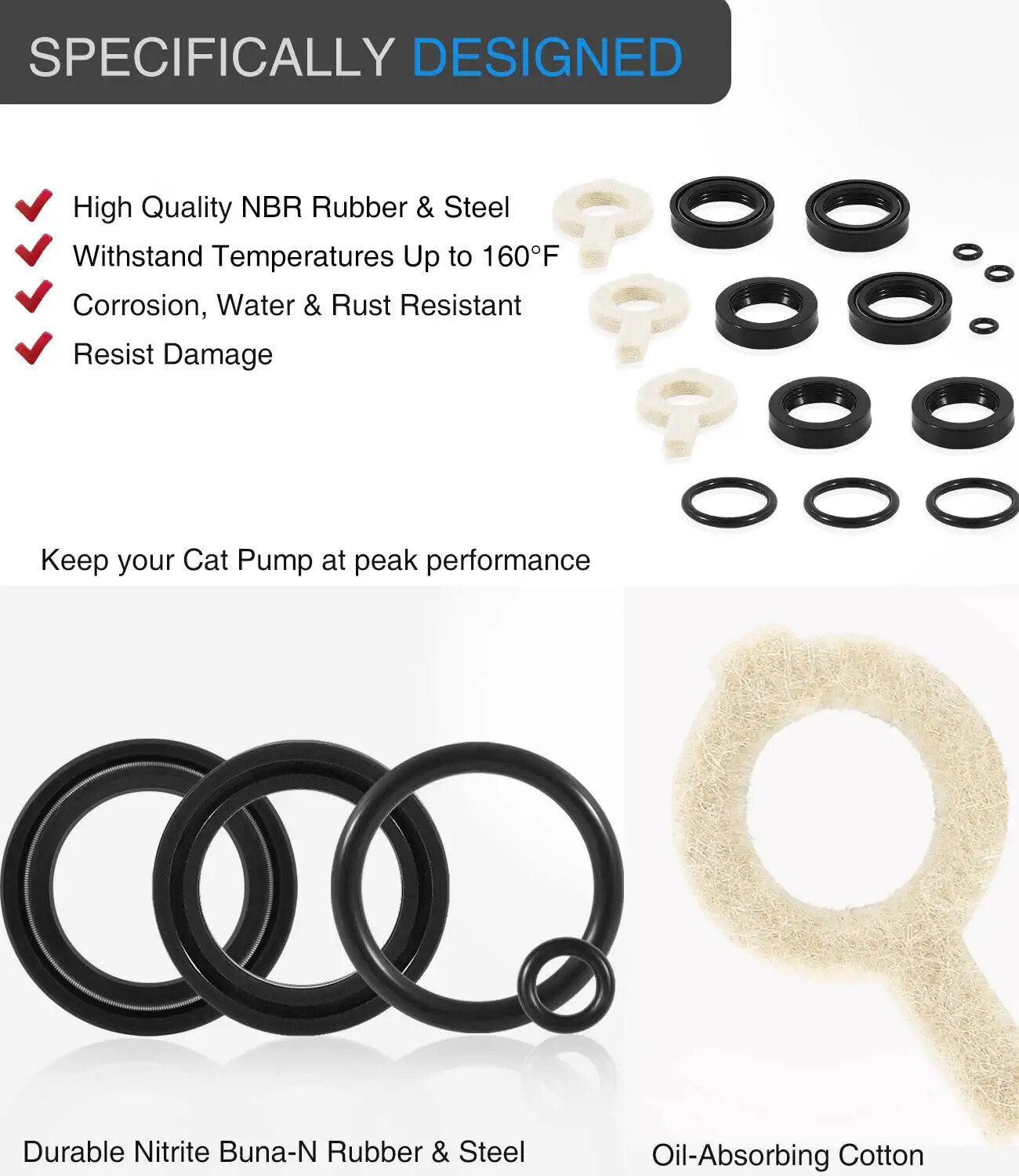 30623 CAT PUMP Seal Kit Fits Cat Pump 30 31 34 310 340 350 Models eBay