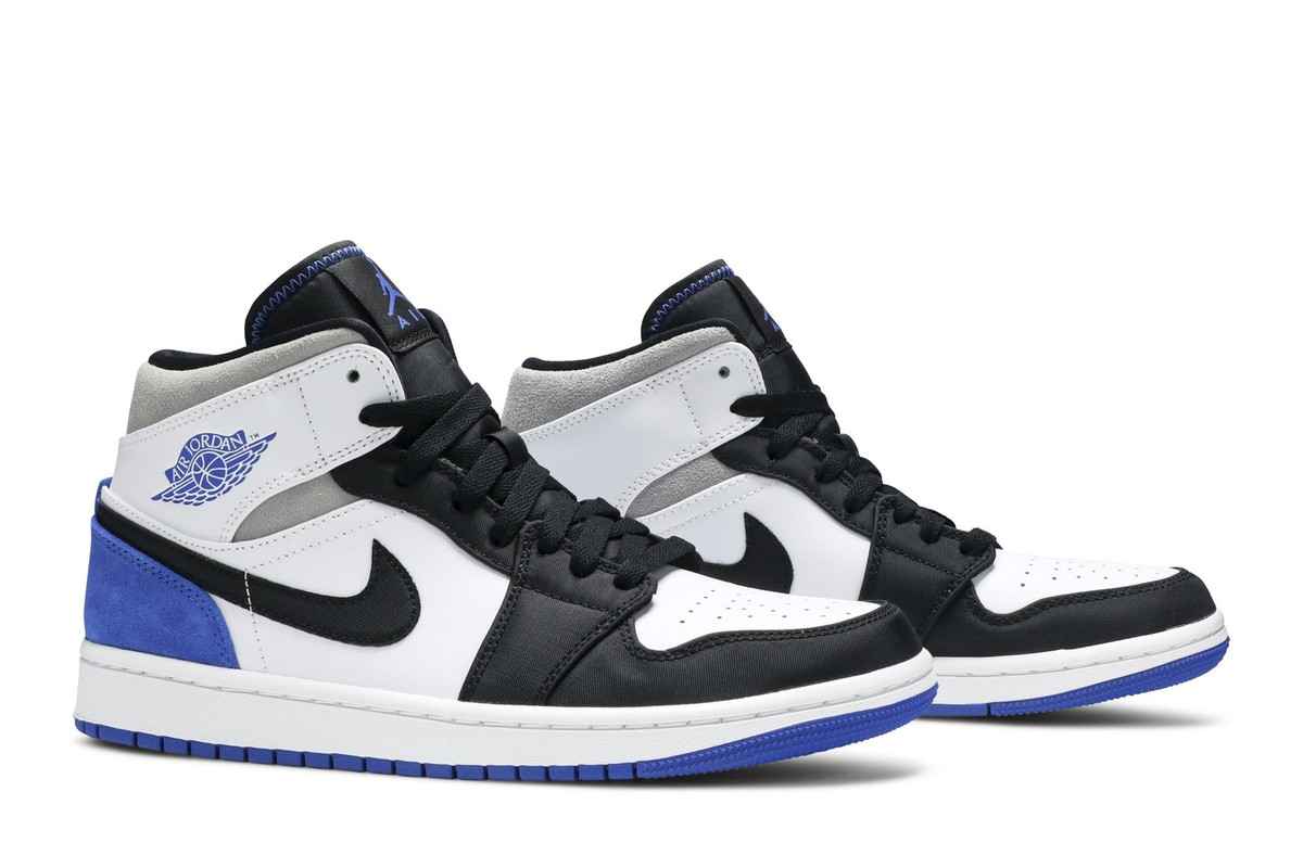Size 9.5 - Air Jordan 1 SE Mid Royal Black Toe for sale