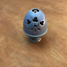 Russia Original Vintage Porcelain Orthodox Candle Holder Egg Bougeoir Orthodoxe!