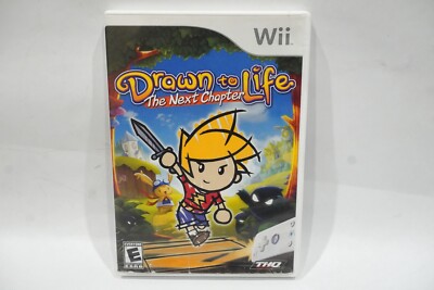 Drawn to Life The Next Chapter (Nintendo Wii WiiU) GAME COMPLETE w/MANUAL TESTED