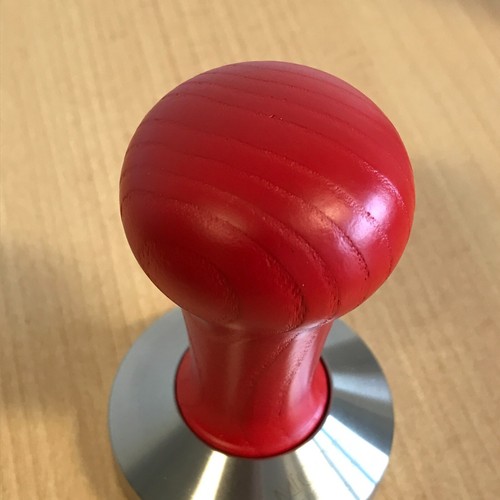 Motta 58mm Red Wooden Tamper - Gaggia Classic, Rancilio Silva, E61 Group - Italy - Picture 5 of 6