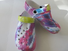 Casual Women's Slip On Garden Clogs Sandal Multi Color Size 7 New