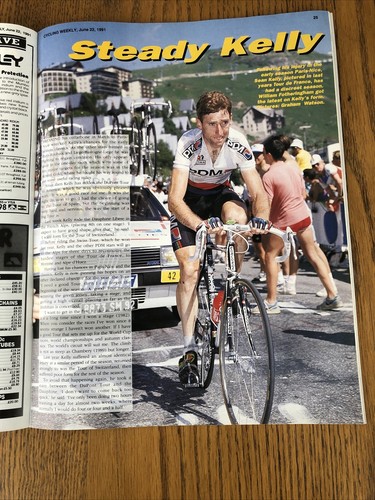 Vintage Cycling Weekly Magazine June 1991 - Picture 8 of 9