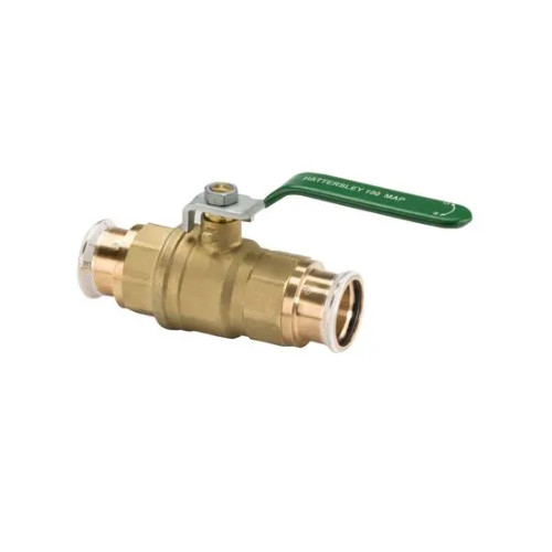 Hattersley 42mm PN16 Press-fit DZR Ball Valve - 100.PF