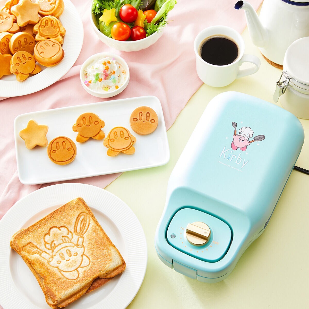 カホン　パンケーキイエロー　A Kirby of The Stars Hot Sand & Pancake Maker with 2 types of