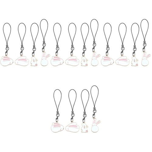 4 PCS Mobile Phone Chain Keychain Charm Cellular Accessory Charms - 第 9/12 張圖片