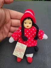 Artmark 6" Petite Pals #85826 Doll Porcelain Face Hard Sawdust Body w/Tag - F6