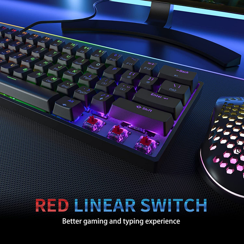 dierya dk61se wired 60 percent mechanical keyboard