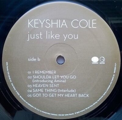 Keyshia Cole / Just Like You 2007 US 2LP Geffen Records B000989201