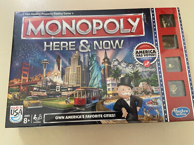 Monopoly Here and Now World Edition Board Game Limited Edition 2015 Complete