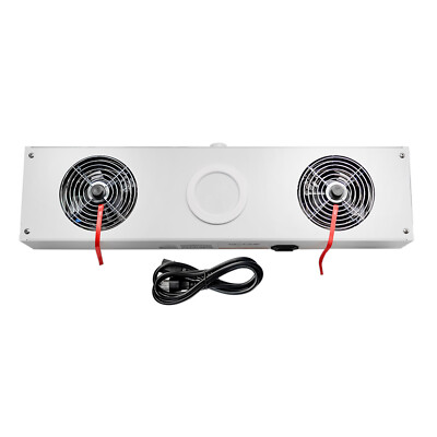 Ionizing Air Blower Static Eliminator, 2 Fan Anti Static Ionizer Anti Static