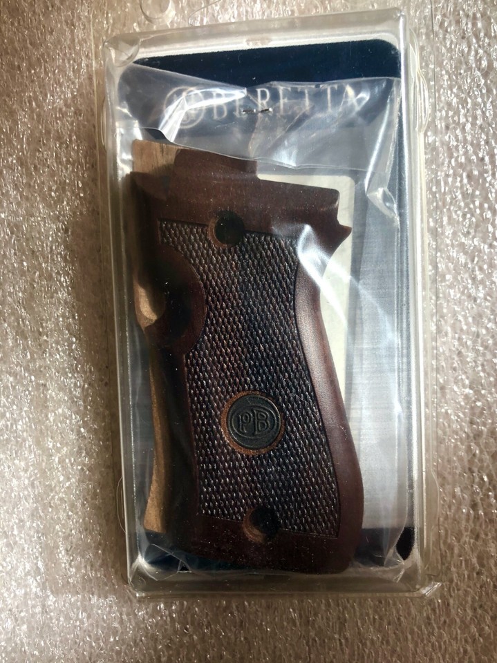 BERETTA - WOOD OEM PSTOL GRP PACKAGE MODEL 85 / 87 - W/ SCREWS