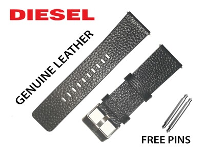 Original DIESEL Watch Strap Band BLACK 24mm DZ1514 DZ1652 DZ4206 DZ4392 DZ1479 