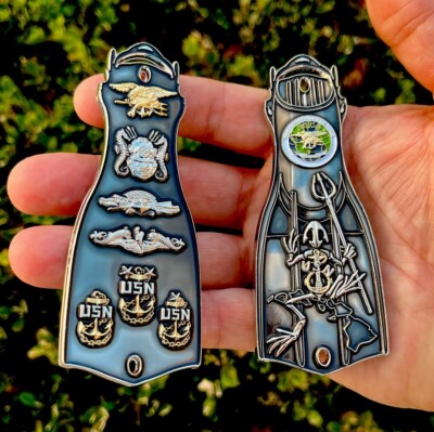 米軍 SEAL TEAM three チャレンジ US NAVY SEAL TEAM THREE Challenge Coin | eBay