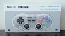 GENKI x 8BitDo PocketPro Portable Wireless Controller with Hall Effect Joysticks