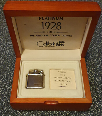 Colibri 1928 Limited Edition Platinum-Finish Lighter