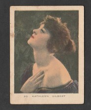 Westminster Tobacco 1921 Stage & Cinema Stars Cigarette Card 30 Kathleen Gilbert