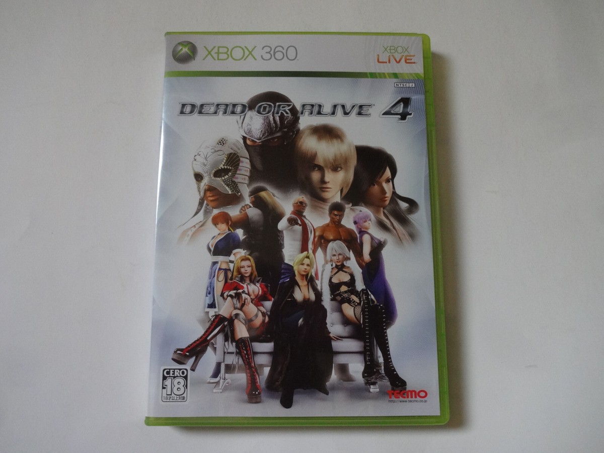 DEAD OR ALIVE 4 Microsoft XBOX 360 Tecmo 2005 w/Manual