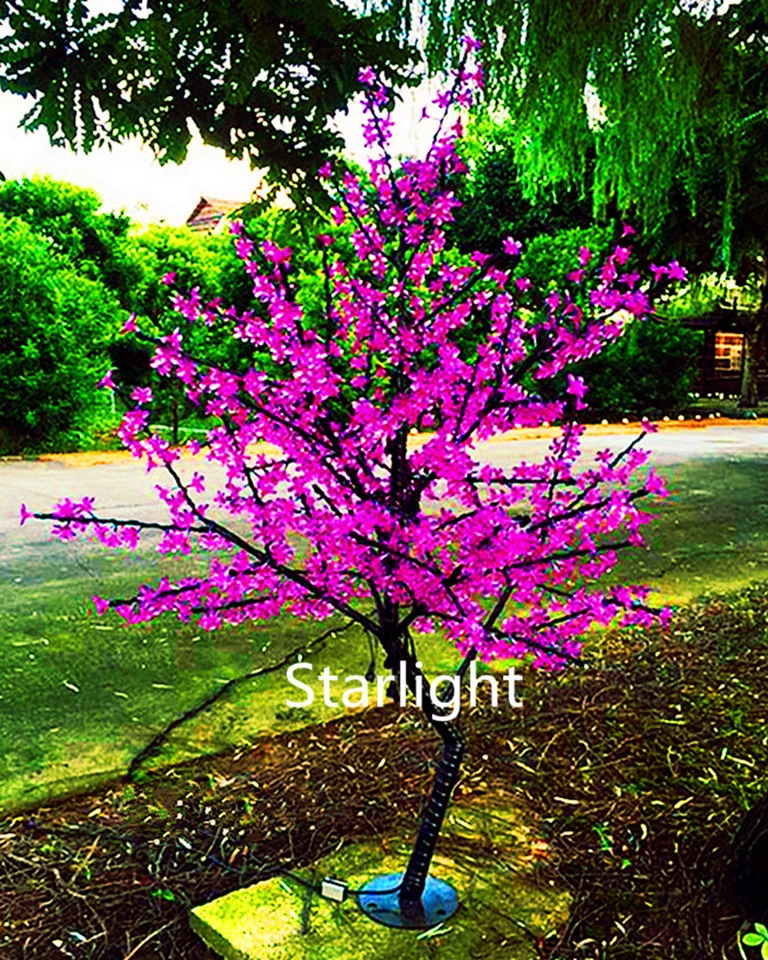 6 pies LED Cerezo Flor Árbol Exterior Boda Jardín Navidad Luz Decoración 864 LED Foto 3 de 4