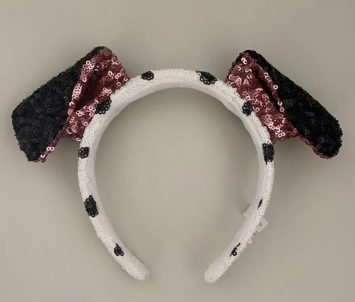 NWOT Tokyo Disney 101 Dalmatians Sequin Ears Headband Tokyo Disney Resort Headband Ears Sequin 101 One Hundred And  main image 4
