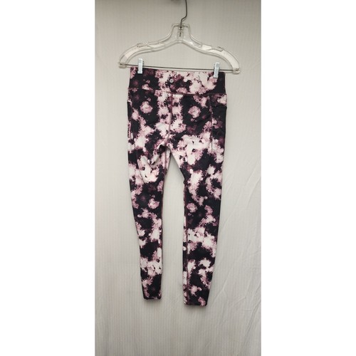 Avia Girls' Active Printed Full Length Legging Multi- Burgundy/ Cream Size JR L - Picture 2 of 5
