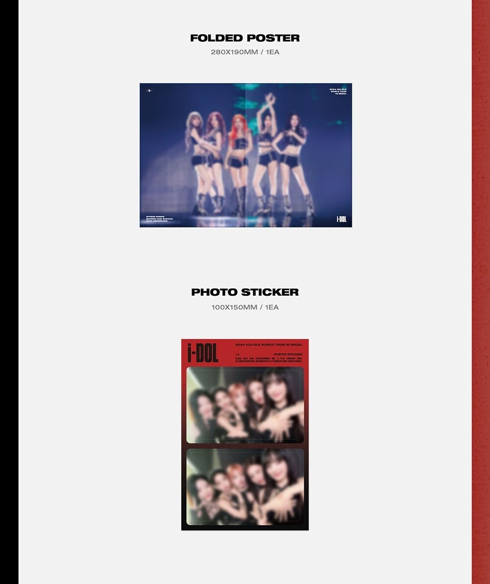 G)I-DLE WORLD TOUR [iDOL] IN SEOUL Blu-ray K-pop Girl Band DISC