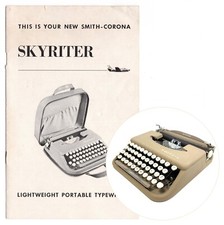 Smith Corona Skyriter Typewriter Instruction Manual Repro User Vtg (a) thumbnail