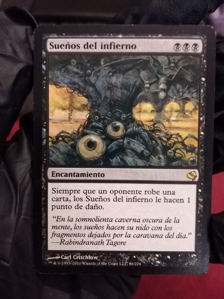 mtg cards like underworld dreams MTG Underworld Dreams VERY RARE SPANISH GD Salvat-Hachette 2010 WOTC