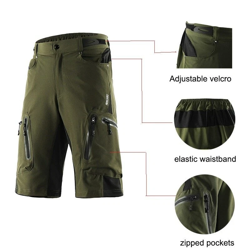 Men's MTB Shorts Outdoor Motocross Bike Shorts Loose Fit Cycling Shorts Ciclismo - Image 3 of 4