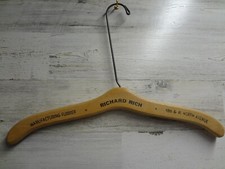 VINTAGE WOODEN HANGER - RICHARD RICH - 48TH W. NORTH AVENUE - MILWAUKEE, WI