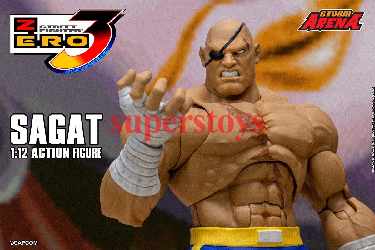 Storm Toys SFSA03 1/12 Street Fighter ZERO 3 SAGAT STORM ARENA