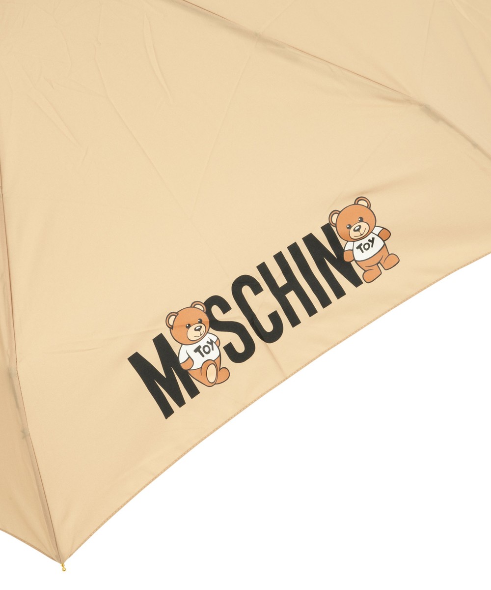 【Moschino】 Ombrello Supermini Teddy Logo 折りたたみ傘 Moschino Teddy Bear Supermini Umbrella | Moschino