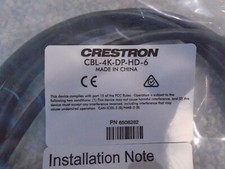 Crestron CBL-4K-DP-HD-6 Active Converter Cable DisplayPort to HDMI 6ft 6508282