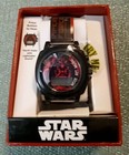 Vintage Star Wars Watch Darth Vader Mint In Box New Old Stock Needs Battery