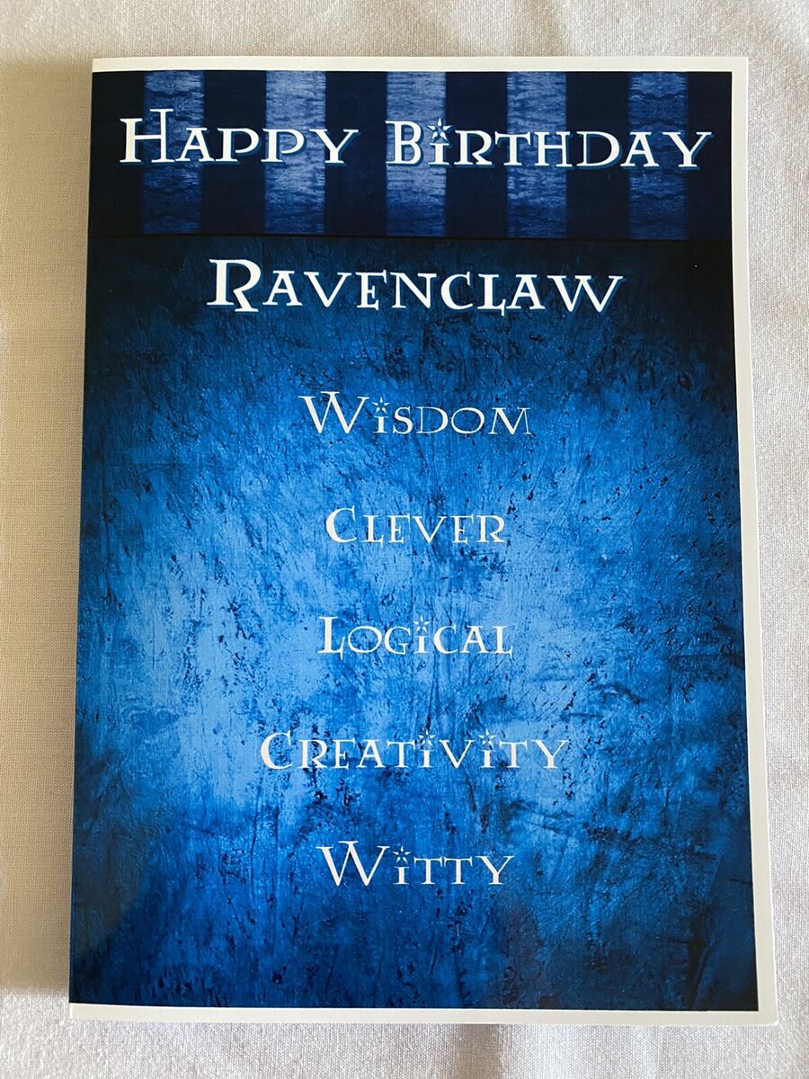 HP Birthday Card Ravenclaw Digital only -  Portugal