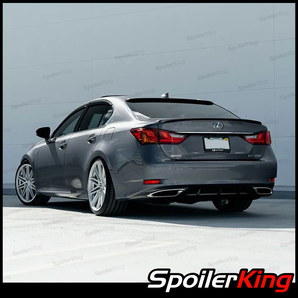 Fits Lexus GS350 GS450 F SPORT 13-15 REAL CARBON Rear Roof Spoiler