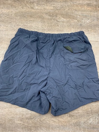 Vintage 90er Nautica blau Badeanzug Badehose Gr. L x 6" Schrittlänge gefüttert Nylon einfach minimal - Bild 7 von 12