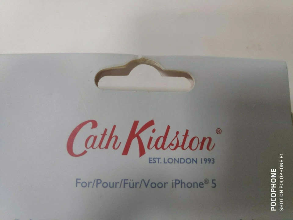 Cath Kidson IPhone 5 Protecive Case NIB cute strawberry on blue print  - Image 2 of 3