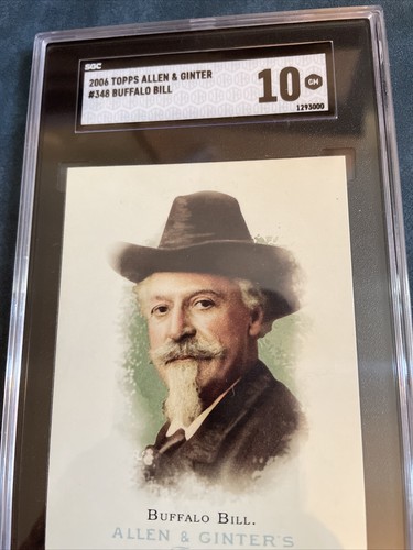 2006 Topps Allen & Ginter’s Buffalo Bill SGC 10 GEM Allen & Ginter Card Western - Picture 4 of 10