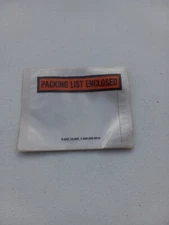 ULine Packing List Enclosed Envelopes 4 1/2" x 5 1/2", 100 Pieces, Self Adhesive