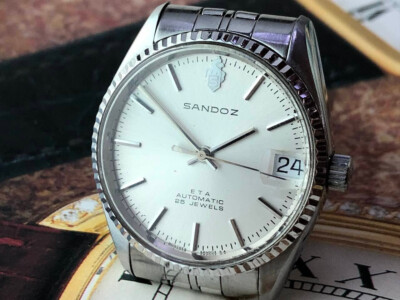 SANDOZ レディース腕時計 シルバー Vintage Sandoz lady Quartz watch. | eBay