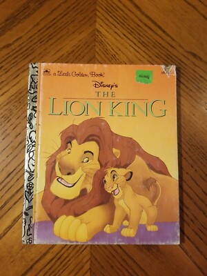 A Little Golden Book Disney's The Lion King 1994 Edition #107-93 HC