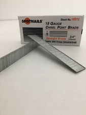 Spotnails 18512 18 Gauge galvanized  brad nail 3/4" leg,5000pcs/ box