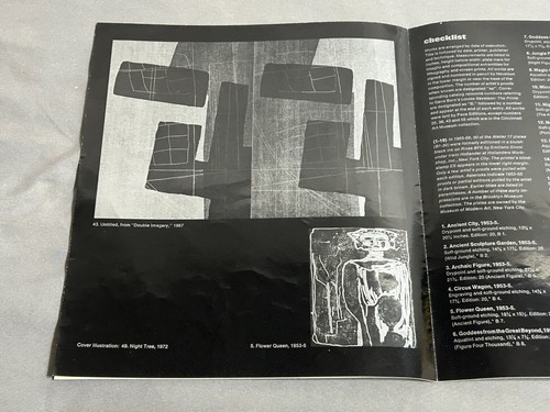 1974 Cincinnati Art Museum LOUISE NEVELSON Printmaker Gallery PROGRAM Brochure - Picture 5 of 10