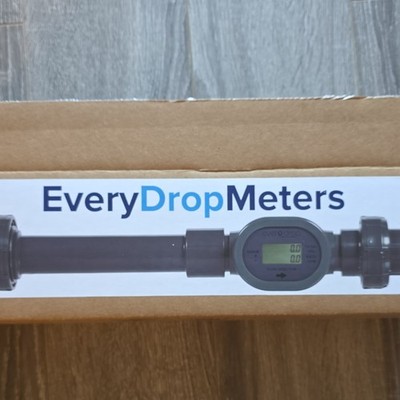 1'' EveryDropMeters Inline Water Flow Meter