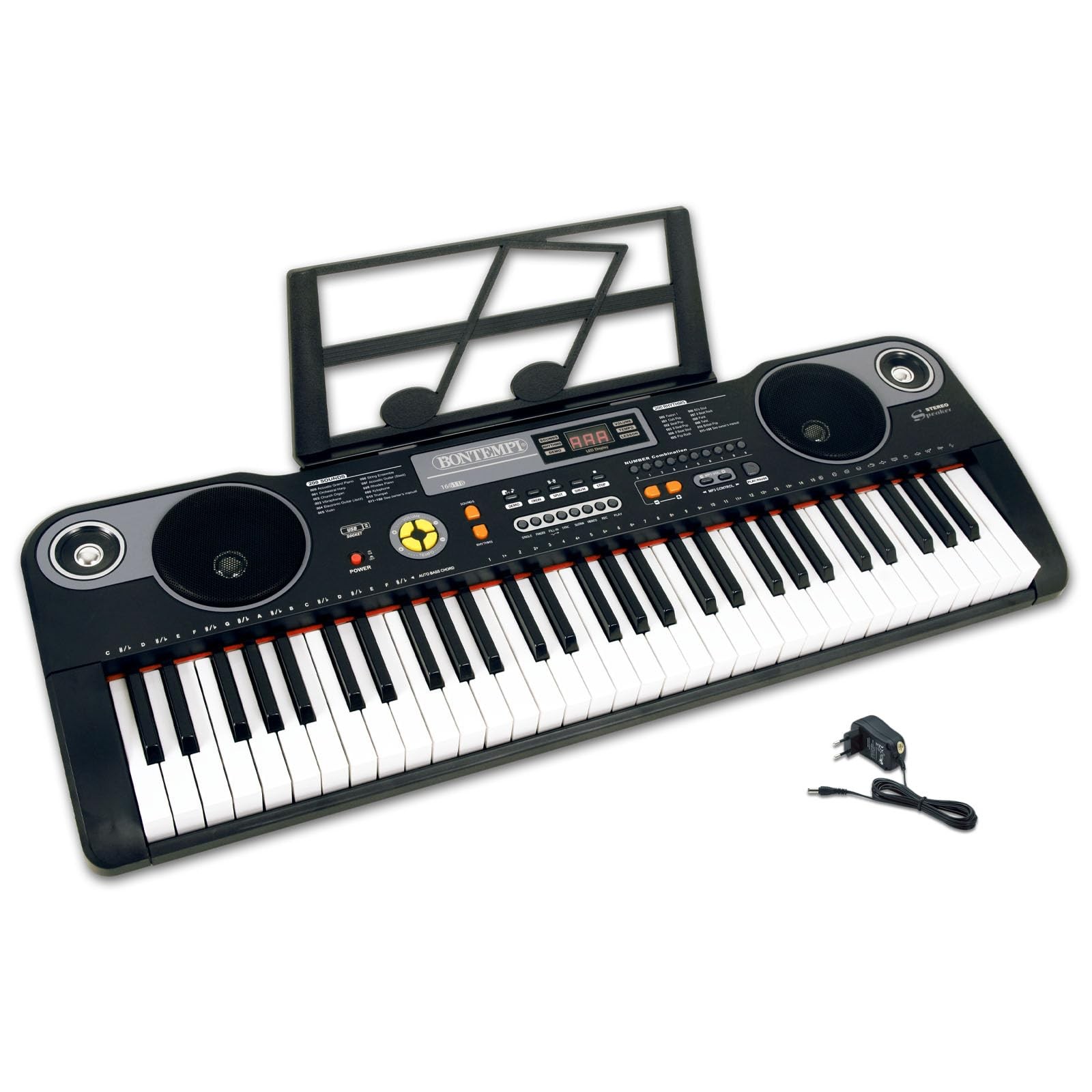 Harmonykeys Clavier Numérique Électronique Synthétiseur 61 Touches