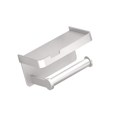 Toilet Paper Holder Tissue Roll Dispenser Space Saving Storage Shelf Enduring