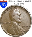 1919-D Lincoln Wheat Cent Penny 1c - FINE (FN)